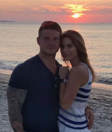 Ashley and her boyfriend Michael Counihan enjoying a sunset on a beach. Know more about her marriage, dating life, boyfriend, spouse, lovepartner and many more
